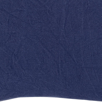 Indigo Queen Cotton Washable Polyester Duvet Cover Set With Two Shams