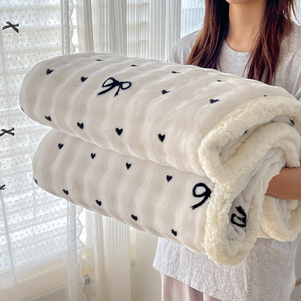 Heavyweight Bed Blanket, Machine Washable King Size Bed Blanket, Gravity Blanket For Sofa Cover