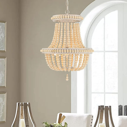 Gold And White Candle Style Three Light Metal Dimmable Chandelier