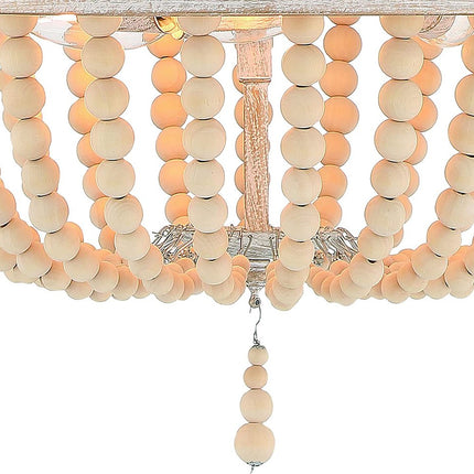 Gold And White Candle Style Three Light Metal Dimmable Chandelier