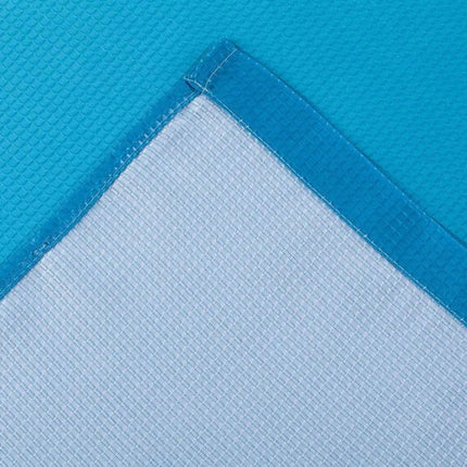 72" White And Blue Ombre Shower Curtain