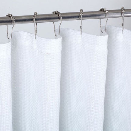 72" White And Sea Green Ombre Shower Curtain