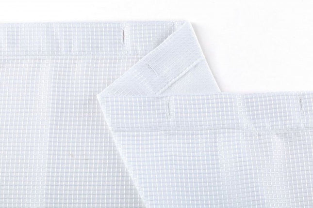 72" White And Sea Green Ombre Shower Curtain