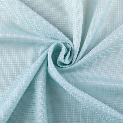 72" White And Sea Green Ombre Shower Curtain