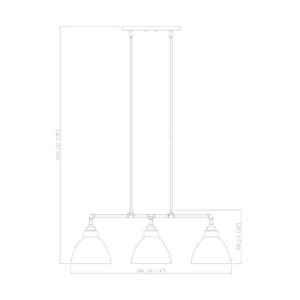 Gold And Silver Kitchen Island Three Light Metal Dimmable Chandelier With Gold Shades