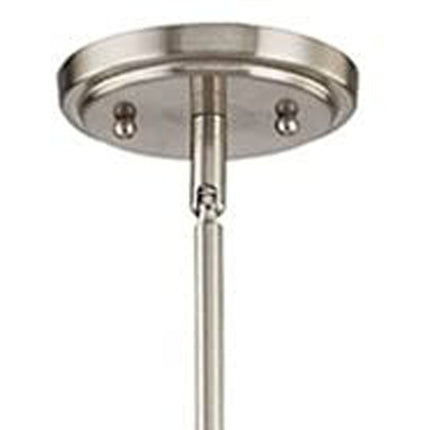 Nickel Kitchen Island Metal Dimmable Chandelier With Clear Shades