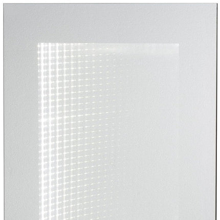 32" Silver Lighted Frame Accent Mirror