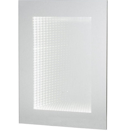 32" Silver Lighted Frame Accent Mirror