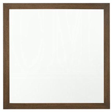 40" Square Wood Framed Accent Mirror
