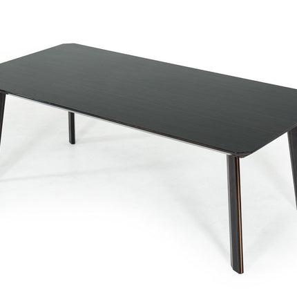 87" Ebony Dining Table