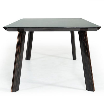 87" Ebony Dining Table
