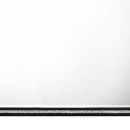 35" Black Wood Framed Mounted Dresser Mirror