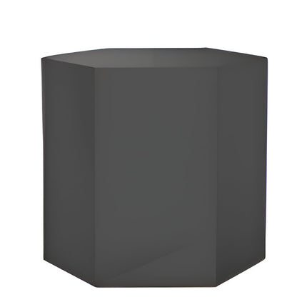 9" Gray Wood End Table