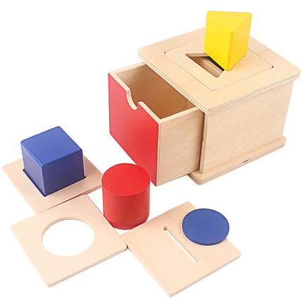 Montessori Imbucare Box with Interchangeable Lid