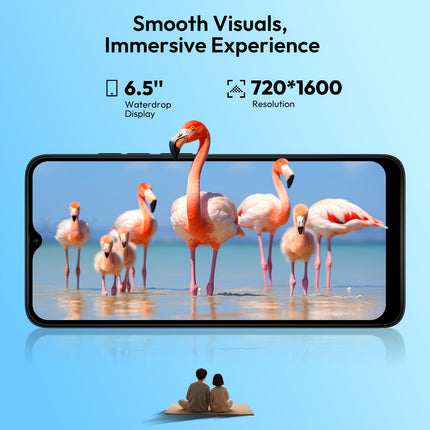 XGODY X36 Smartphone Black/Blue, 5MP+13MP Camera 6.5" HD TouchScreen 7GB RAM + 32GB ROM,