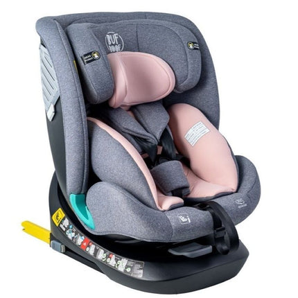 Auto Chair BUF BOOF Isize Pink with Isofix Position 165 Degrees Rotatable 360 Degrees 40-150 Cm