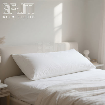 1pc, White Bedding Large Body Pillow Insert for Adults, Full-Body Cushion  20×54