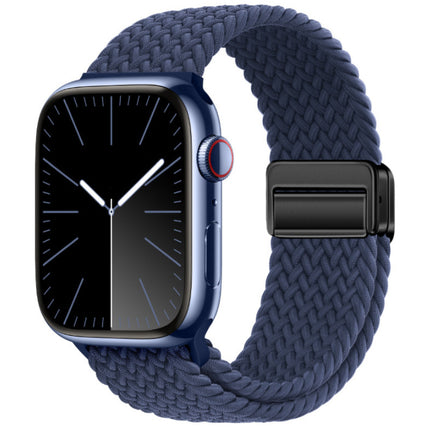 Magnetic Buckle Woven Loop Integrated Strap