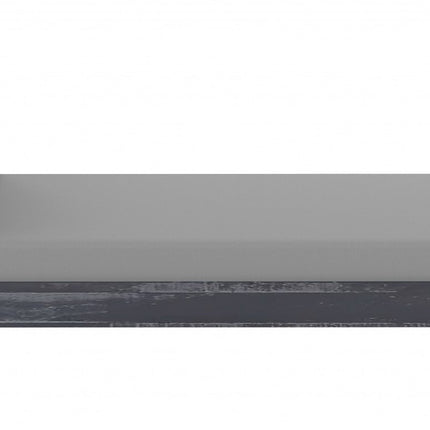 Grey Solid Wood Full Double Bed Frame