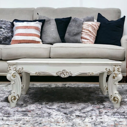 53" Pearl Wood Coffee Table