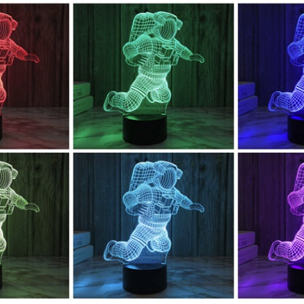 Astronaut 3D small night light USB port plug in bedside