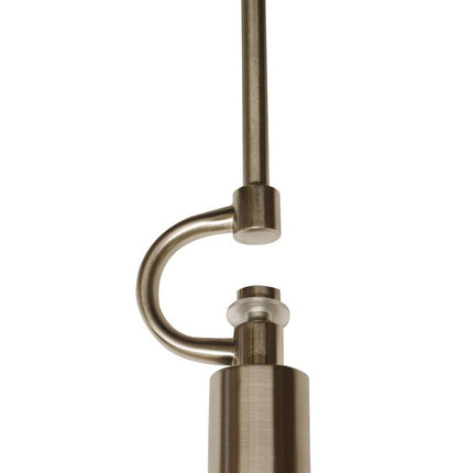 Nickel Bulb Metal Chandelier