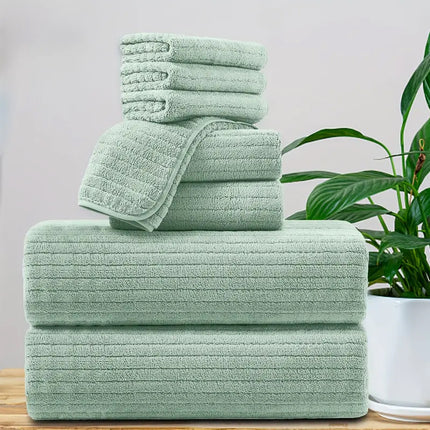 Extra Large Extra Thick Coral Fleece Bath Towelhighly Absorbent Soft And Quick Drying