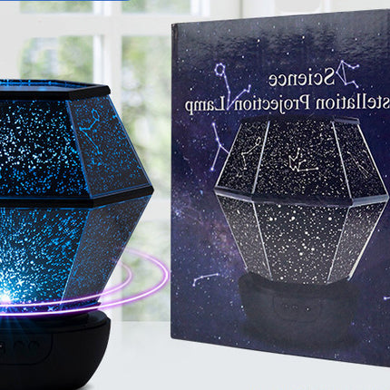 Children's rotating stars, dreamlike starlight night lights