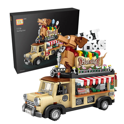 Model toy of building block car