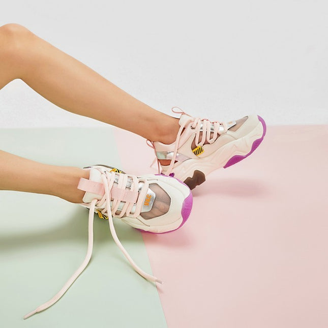 Oversized colorblock sneakers