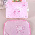 Pink / Rabbit face mat