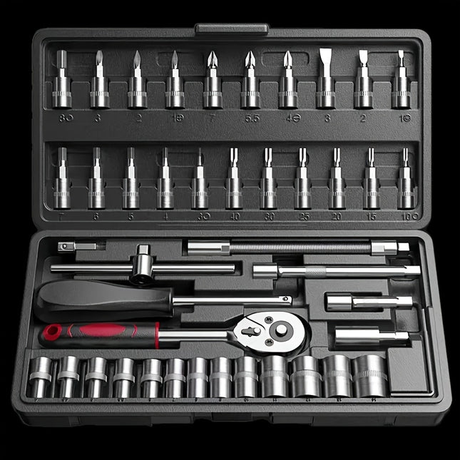 46/150PCS Tool Kit, Includes High-Quality Durable and Easy-to-Use