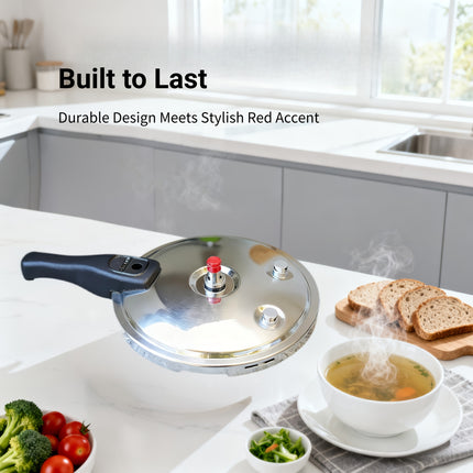 Heavy-Duty 9L/10L Large Pressure Cooker  Commercial & Home Kitchen Use