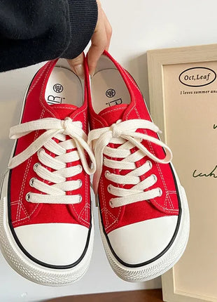Women Canvas Shoes Women Fashion Summer Casual Sneakers Student Casual Shoes High Top Woman Vulcanize Shoes