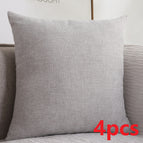 Grey 4Pcs / Pillowcase / 40x40cm