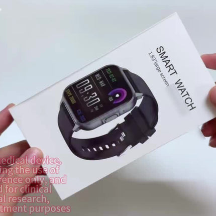 2025 new smartwatch, Men's full touch screen sports and fitness watch, IP67 waterproof wireless