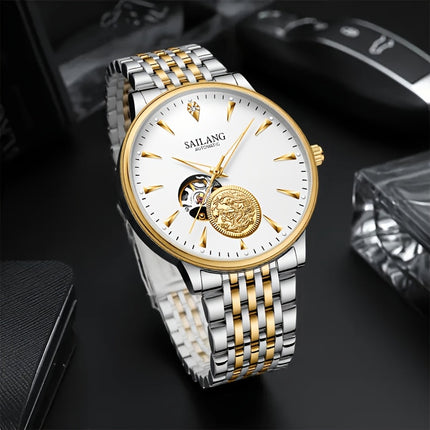 Sailang Men's Skeleton Automatic Mechanical Watch