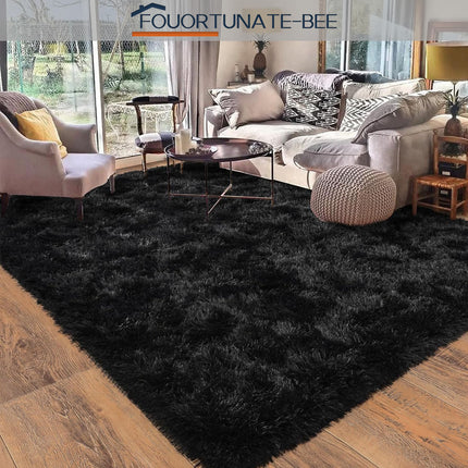 Extra Large Plush Mat - Extra Long 270x370cm/106.23x145.66in Soft Fluffy Mat, Non-Slip Backing,