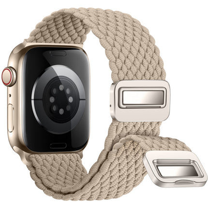 Magnetic Buckle Woven Loop Integrated Strap