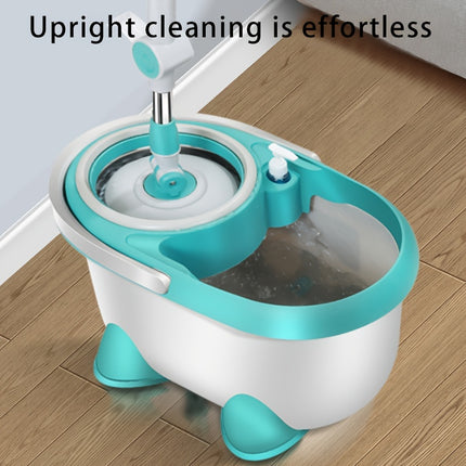 Mop wet and dry dual-use stainless steel double drive rotating mop bucket,