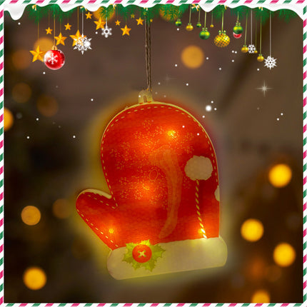 Holiday Decoration Arrangement Hanging Lights Christmas Tree