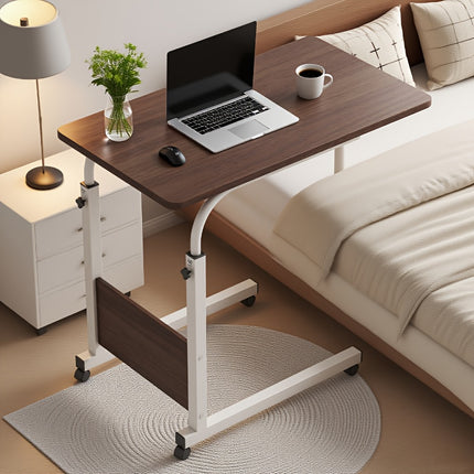 Adjustable Rolling Laptop Desk | Portable Workstation for Home, Office, Bedside