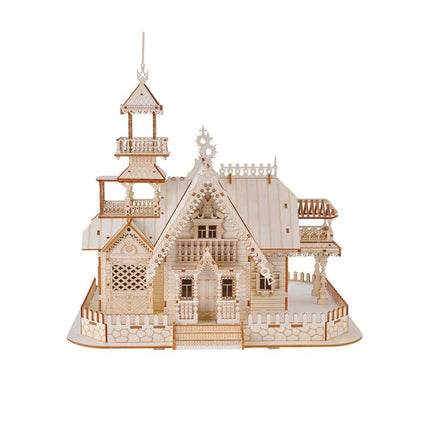 Cabin Building Model Puzzle Toy