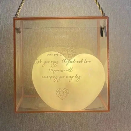 Night Light For Children Kids Baby Girls Gift Bedside Bedroom LED Love Heart Lamp Battery Powered Light Decoration Fairy Lights