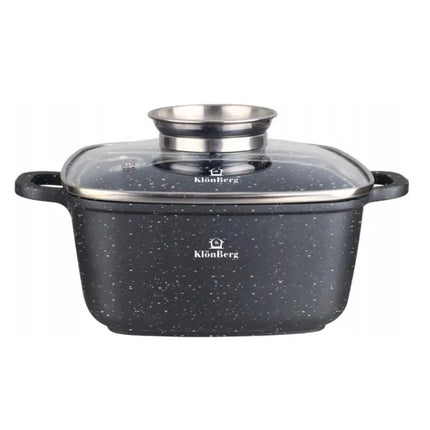 8pcs Pot Set | with Marbled Coating | Cooking Pot | with Lid | Non-Stick Coating | Induction