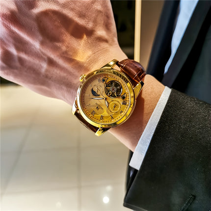 Automatic Tourbillon Mechanical Watch | High-end Luxury Fashion Hollow Business Casual Men'S Watch