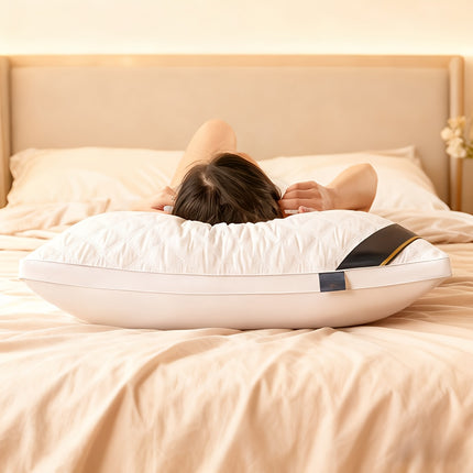 Universal Pillow for Sleeping, Anti Collapse Pillow, Deep Sleep on the Back, Side Sleeping Pillow.