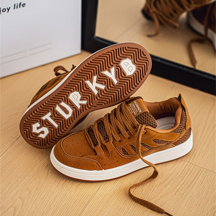 Vintage Style Skateboard Sneakers] 1pair Vintage Style Men'S Casual Sneakers