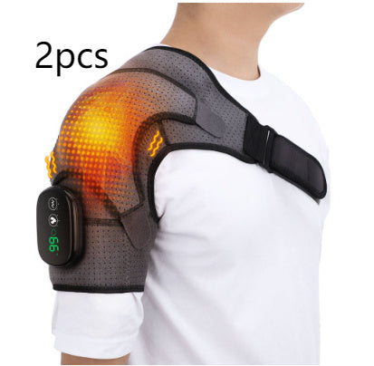 Electric Heating Shoulder Massage Heated Back Shoulder Brace Adjustable