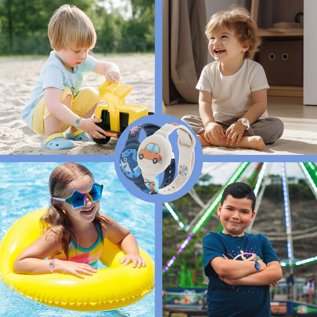 Cartoon Bracelet Anti-loss Alarm Device Locator Silicone Wristband